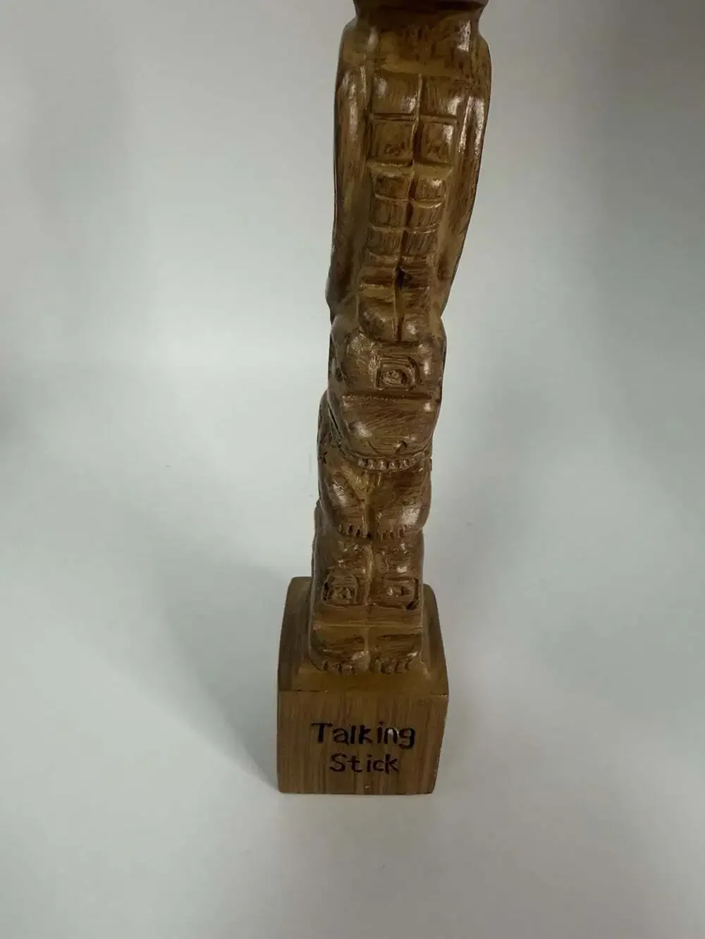Vintage Talking Stick Totem Franklin Covey Seven Habits Seek First to Understand